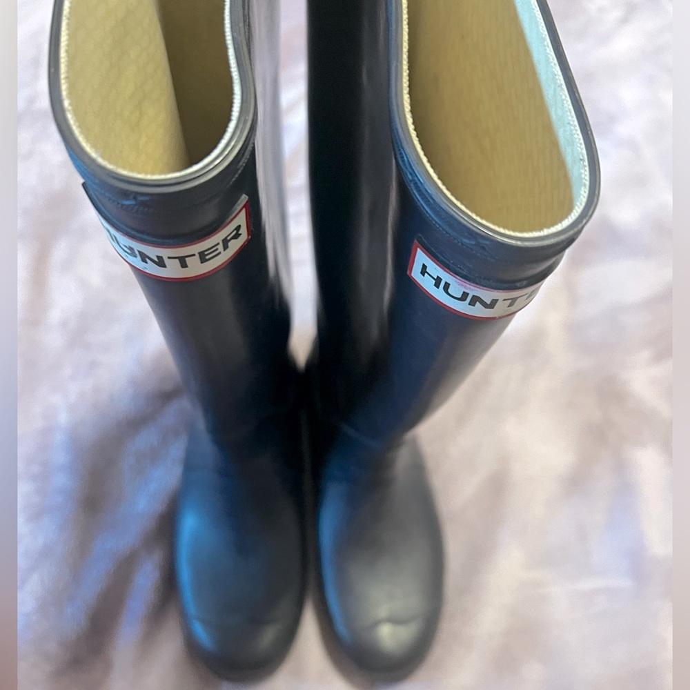 Purple Hunter Rainboots, size 8